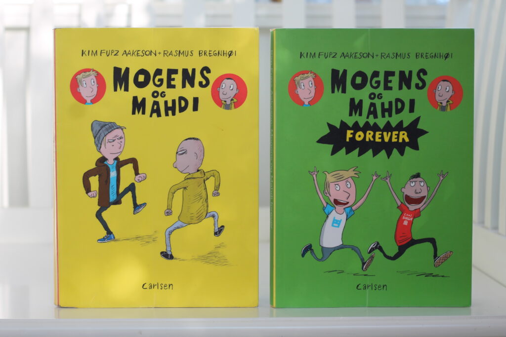 Foto af bogserien Mogens og Mahdi